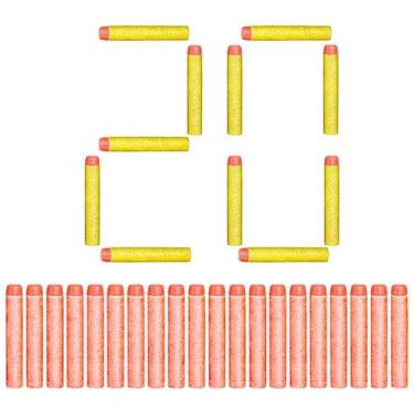 Imagem de Kit com 20 Dardos para Lançadores Nerf e Arminhas de Pressão, Refil de