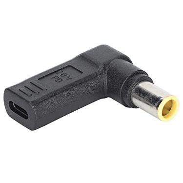 Imagem de aqxreight Adaptador TypeC para DC Plugue Fêmea para Macho 7,9x5,5mm Conector PD de ângulo Reto Dispositivo de Carregamento para Adaptador Próximo e Tamanho Pequeno Em que Peso é o Tipo C para DCUSB
