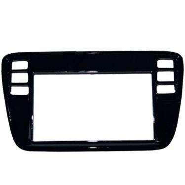 Imagem de Moldura Painel 2 Din Dvd Volkswagen Vw Up 2014 à 2017 Expex Tsi Black Piano