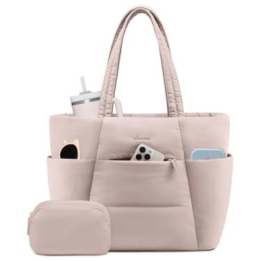 Imagem de LOVEVOOK Bolsa feminina, Cinza claro - 1, 15.6in