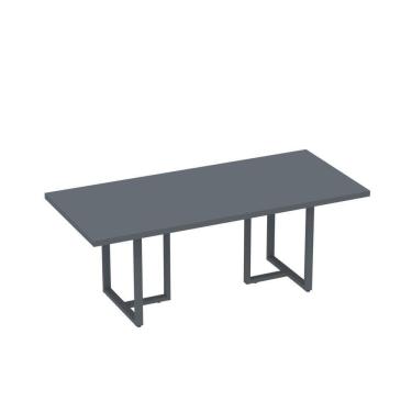 Imagem de Mesa Reunião Retangular 2000x900mm Pe40tub Grafito