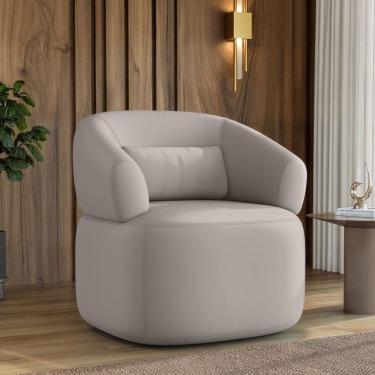 Imagem de Poltrona Duomo Madeira Eucalipto Veludo Just Time