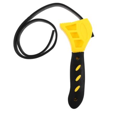 Imagem de ibasenice Abridor de pote portátil ajustável e ferramenta de chave inglesa para acampamento e uso doméstico e design para abertura de garrafa sem esforço para idosos e atividades ao ar livre