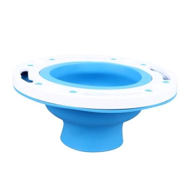 Imagem de LiebeWH Conjunto de Reparo de Flange de Vaso Sanitário Absoluto para ABS Azul Kit de 4, 5 e 4,2 Polegadas Garante Fixação e Vasos Sanitários