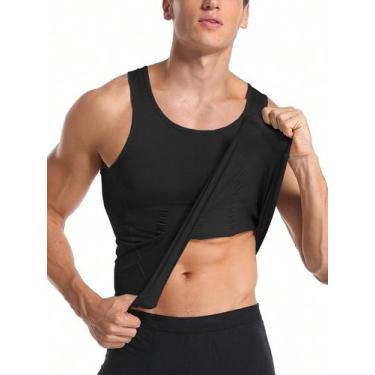 Imagem de Bodyshaper de Alta Compressão Postura Cinta Modeladora Masculina Fit -