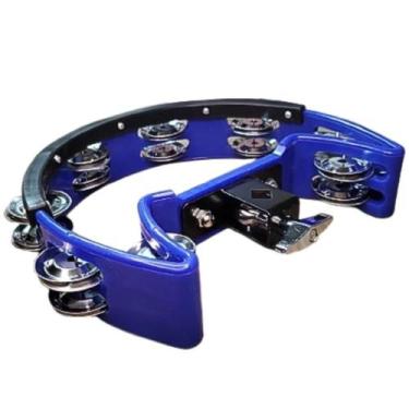 Imagem de Pandeirola meia lua liverpool c/ clamp pml002 azul