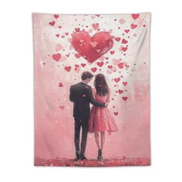 Imagem de Tapeçaria de varanda de laranjeira azul profundo penhasco litoral mediterrâneo paisagem costeira vibrante cena ao ar livre decoração de parede para casa sala de estar quarto arte decorativa 76 x 101