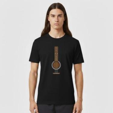 Imagem de Camiseta Masculina Algodão Premium VIOLÃO-Masculino