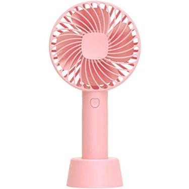 Imagem de AEWFRRV Ventilador pequeno USB ajustável pequeno ventilador USB mini mudo portátil recarregável ventilador elétrico de três velocidades yubin1993 (cor: A)