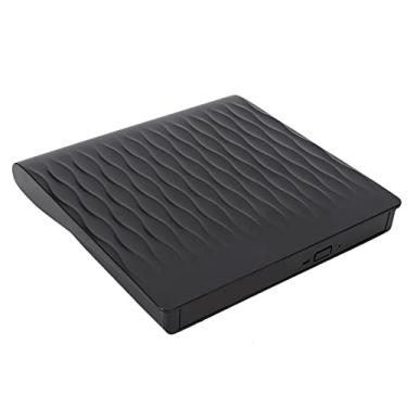 Imagem de Generic Unidade óptica Externa Portátil USB 3.0 de Grão Elevado de 12,7 Mm Preta para Notebook de Mesa, Unidade de DVD-RW Compacta e Leve Carregada Em Bandeja para 10, óptica Externa para Laptop