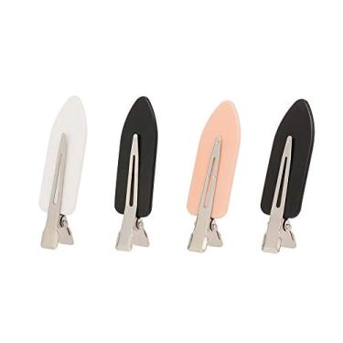 Imagem de Yinhing Grampos de Cabelo Sem Vinco, Grampos de Cabelo de Metal, Presilhas de Pressão para Meninas e Mulheres, Com 4 Peças, ótimo para Maquiagem, Acessórios de Estilo de (Multicolorido)