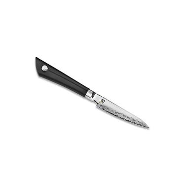 Imagem de Shun Faca de cozinha Sora para talheres de 8,88 cm, pequena, ágil para descascar, desbaste, aparar e mais, faca de corte preciso, faca de cozinha japonesa feita à mão