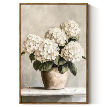 Imagem de Arte de Pared Lienzo Hortensia Blanca InSimSea 41x61 cm