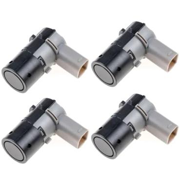 Imagem de 4 peças de sensor de estacionamento PDC dianteiro/traseiro OEM 66206989068 (Cor: Cinza)