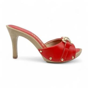 Imagem de Tamanco Tchocco Salto Alto Detalhe Corrente-Masculino