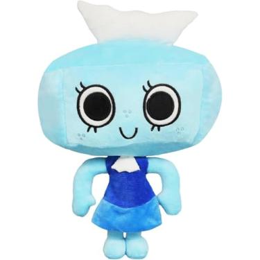 Imagem de Dandy's World Pelúcia Tisha, Personagem Azul, 9.8 Polegadas, Brinquedo Macio, infantil, personagens dandys world