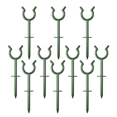 Imagem de Guia de mangueira, 100 peças de suporte de proteção de plantas, guias de mangueira de jardim para exterior | para exterior exterior relvado quintal RV garagem casa