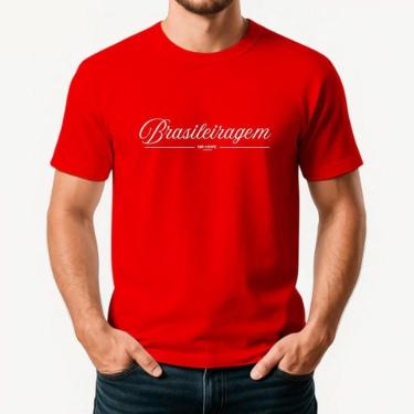 Imagem de Camiseta Masculina Algodão Premium BRASILEIRAGEM-Masculino