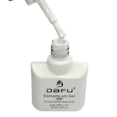 Imagem de Esmalte Gel Branco Puríssimo UV/LED 10ml  Dafu