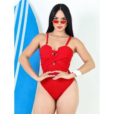 Imagem de Body Maiô Feminino Elegante com Alcinha Regulável Bojo e Forro Top Sol
