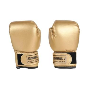 Imagem de Luvas De Boxe Profissionais Em Couro PU Respirável Para Crianças De 5 
