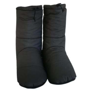 Imagem de Vaveren Meias térmicas de inverno para dormir, ideais para homens e mulheres, perfeitas para usar em sacos de dormir e mochilão, Dark Gray L