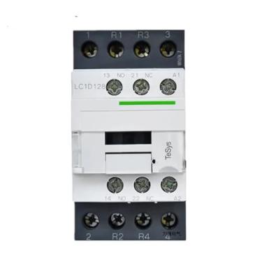 Imagem de LC1D AC LC1D098 LC1D128 LC1D188 LC1D258 Contator 4 polos Contator de energia elétrica AC24V AC36V AC48V AC110V AC220V AC380V (LC1D128,24V)