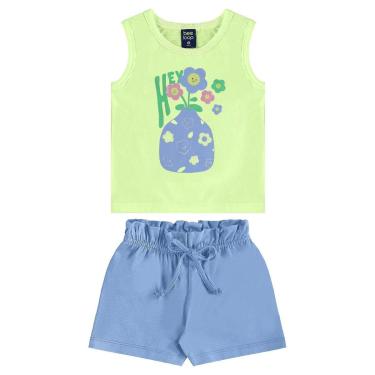 Imagem de Conjunto Regata Florezinhas Short Bee Loop-Feminino