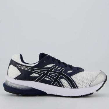 Imagem de Tênis Asics Gel Shogun ST Branco e Marinho-Masculino