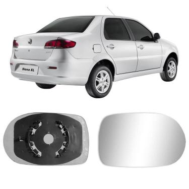 Imagem de Lente Base Espelho Retrovisor Fiat Siena 2011 Lado Direito