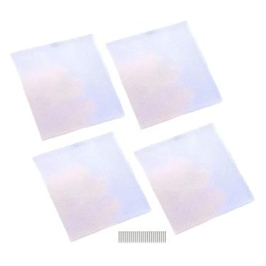 Imagem de ZAAWUUT Almofadas quadradas para reparo de sapatos, substituição de salto de bota de borracha, 2 pares de almofadas de reparo de salto de sapatos, 0,35 cm de espessura, Transparente., One Size