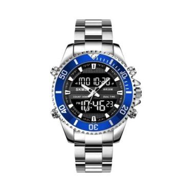 Imagem de Relógio De Pulso Digital De Quartzo À Prova d'Água Em Aço Inoxidável P