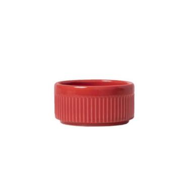 Imagem de Ramekin Refratário Diâmetro 9,9 cm Vermelho 240 ml Porcelana - Germer 