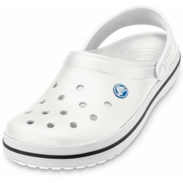 Imagem de Sandália, Crocs, Crocband, Branco, 42, Adulto Unissex
