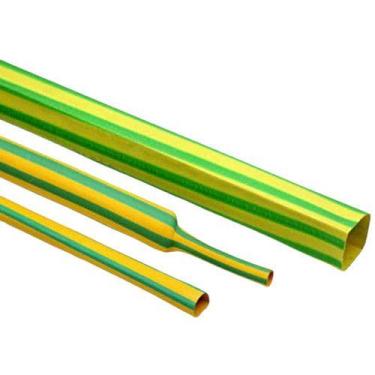 Imagem de Tubo Termo Retrátil 18mm Verde E Amarelo (Brasileirinho) Espaguete Con