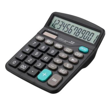 Imagem de Calculadora Grande de Mesa Escritório Visor Grande 12 Dígitos - kenko