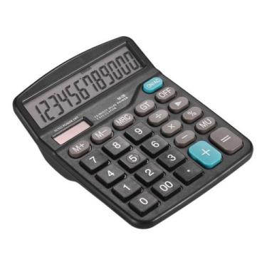 Imagem de Calculadora Grande de Mesa Escritório Visor Grande 12 Dígitos - kenko