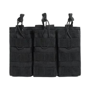 Imagem de Bolsa Tripla Para Carregadores Molle M4 M16 AK AR15, Coldre De Cintura