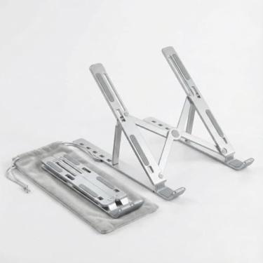 Imagem de Suporte para Notebook Ajustável em Alumínio, Dobrável e Portátil