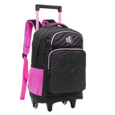 Imagem de Mochila de Rodinhas Juvenil EMILLY VICK Xeryus Preta 15618-Unissex