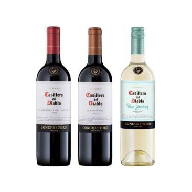 Imagem de Vinho Tinto Seco Concha y Toro Cabernet + Vinho - Tinto Seco Carmenere