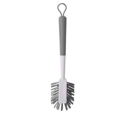 Imagem de Escova de Limpeza Angular Flow Bege Escovão Limpar Piso Banheiro Chão 