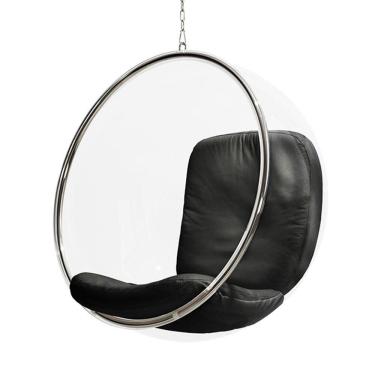 Imagem de Poltrona Bubble Chair De Teto Acrilico Preto