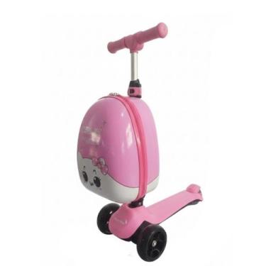 Imagem de Patinete elétrico infantil importway com mala rosa bw450rs
