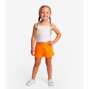Imagem de Conjunto Infantil Regata com Shorts Select Laranja, 6, Laranja