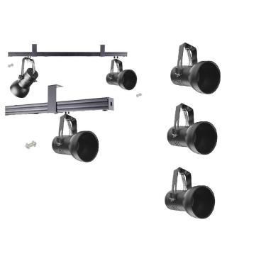 Imagem de Kit 3 Spot Trilho Perfilado Eletro calha Par20 Bulbo OL7