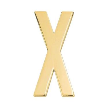 Imagem de Adesivos De Números De Casa Em Metal Autoadesivos 7x3cm Letras Do Alfa