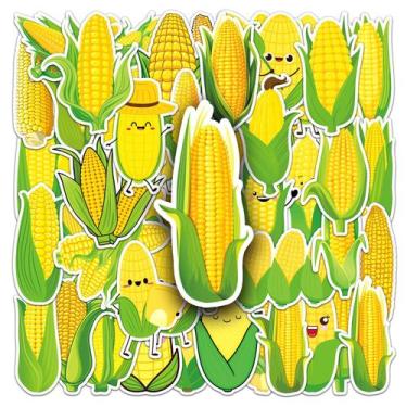 Imagem de Adesivos, grãos, vegetais, vinil impermeável, anime S, 50 unidades - y