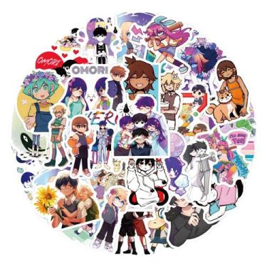 Imagem de Adesivos Omoris Waterproof Vinyl Anime 120 unidades/lote D 5-7 cm - yi