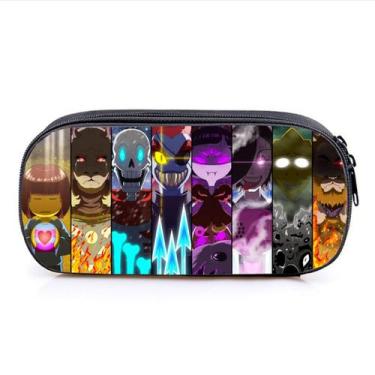 Imagem de Bolsa de lápis Undertales Sans Big Capacity Oxford Waterproof - yiweis